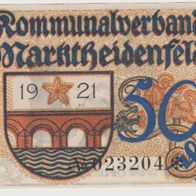 Marktheidenfeld-Notgeld 50 Pfennig von 1921