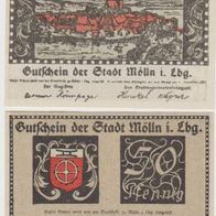 Mölln-Notgeld-Lauenburg 50, 50 Pfennig bis 31.12.1921