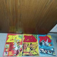 LOT Zack Comics 70ziger Jahre