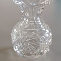 Vase klein Bleikristall Schleuderstern 8,5 cm *