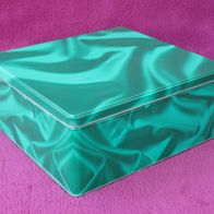Delacre Keksdose Plätzchendose Blechdose Gebäckdose grün 22x23cm Vintage Sammler