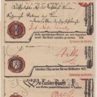 Mühlhausen-Thüringen Notgeld 5x50 Pfennig vom 01.04.1921 Ansicht Dokumente