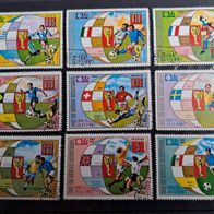 Äquatorial-Guinea Fussball WM 1974 Satz 275/83