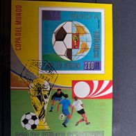 Äquatorial-Guinea Fussball WM 1974 Block 77