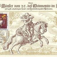 40) BRD - Maximumkarte 1983 - MiNr. 1192 - Tag der Briefmarke - Der Postreiter (1)