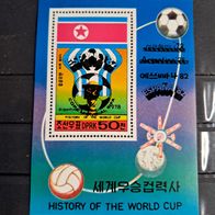 Korea Nord Fussball WM 1982 Block A 49 * * Michel 26€