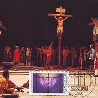 47) BRD - Maximumkarte 1984 - MiNr. 1201 - Passionsspiele Oberammergau