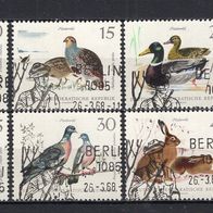 DDR 1968 Niederwild MiNr. 1357 - 1362 ESST Berlin