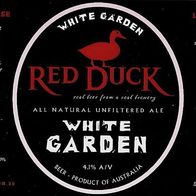 Aufkleber-Bieretikett Red Duck Brewery Alfredton Ballarat Victoria Australien