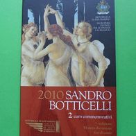 San Marino 2010 2 Euro Gedenkmünze Sandro Botticelli