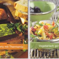 Thermomix Vorwerk 2x Hefte Vegetarisch genießen + Grillparty mit TM