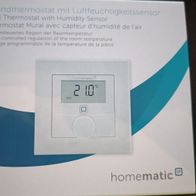 Homematic IP Smart Home Wandthermostat HmIP-WTH-1 mit Luftfeuchtigkeitssensor