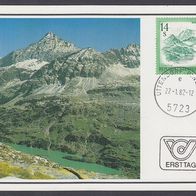 7) Österreich - Maximumkarte 1982 - MiNr. 1696 - Schönes Österreich - Weißsee