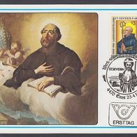 8) Österreich - Maximumkarte 1982 - MiNr. 1699 - Hl. Severin - Das Ende der Römerzeit