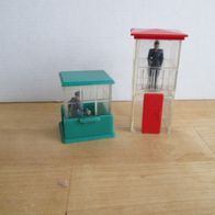 Siku Plastik V 584 und V 558 Parkwächterhäuschen und Verkehrsturm NL Version