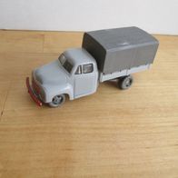 Siku Plastik V 10 Opel Blitz 1952 grau mit Plane