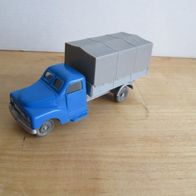 Siku Plastik V 6 Hanomag 2t 1952 blau / grau mit Plane