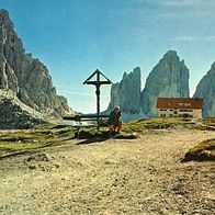 I 39030 Sexten Dreizinnenhütte mit Paterkofel , Monte Paterno