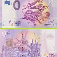 0 Euro Schein Saurier - Giganten der Meere XEMF 2020-1 selten niedrige Nr 124