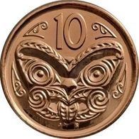 NZ : Neuseeland 10 cents 2006