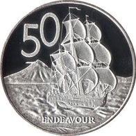 NZ : Neuseeland 50 cents Endeavor 2006