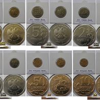 2012, Russia, set circulations coin, Moscow Mint