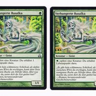 2x "Verhungerte Rusalka" Uncommon aus "Der Gildenbund", ungespielt