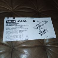 Bauanleitung Kibri Amphibienfahrzeug THW 11092 B