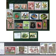 Briefmarken Afrika: Ruanda - Ruanda-Urundi - Burundi - Äußere Seychellen - Zil Elwagn