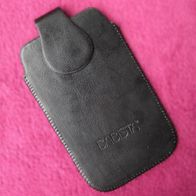 Universal Schutz Hülle "Babista" schwarz 8x12,9 Verschluss Clip PU-Leder Tasche