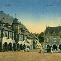 38640 Goslar Marktplatz 1910 coloriert