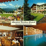 82467 Garmisch Partenkirchen Alpenhotel Forsthaus Graseck 4 Ansichten 1989