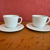 Meissen - 2 x Espresso-Set Vitruv Graphic - 4-teilig