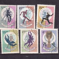 Rumänien MiNr. 2493-2498 Fußball-WM komplett gestempelt M€ 5,00 #J52f