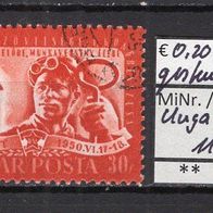 Ungarn 1950 1. Kongress des Jugendarbeiter-Verbandes MiNr. 1107 gestempelt
