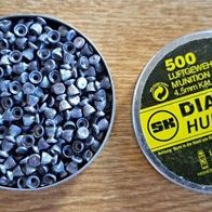 Neu 1000 SK Diabolo Hubertus Schönbeck 4,5mm Kaliber 177 Luftgewehr Pistole Blei