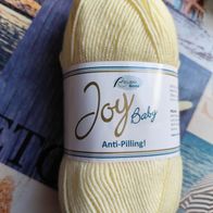 Wolle Joy Baby Anti-Pilling 100 g hellgelb Stricken