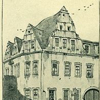 06108 Halle an der Saale , Klein Berlin Künstlerzeichnung um 1935