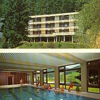 77787 Nordrach im Schwarzwald Sanatorium um 1972 , Schwimmbad , Hallenbad