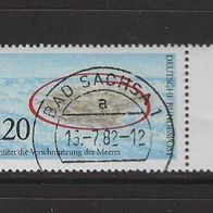 BRD 1982, MiNr: 1144 sauber gestempelt mit Seitenrand zentrischer Ortsstempel (1)