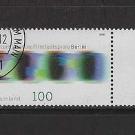 BRD 2000, MiNr: 2102 sauber gestempelt mit Seitenrand (1)