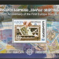 Georgien Michel Block 36 Postfrisch * * - 50 Jahre Europa-Briefmarken (CEPT)