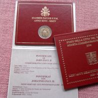 Vatikan 2004 2 Euro Sondermünze Vatikanstaat mit Folder