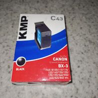 KMP Tintenpatrone schwarz für Canon Drucker