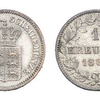 Württemberg 1 Kreuzer 1869 "Karl I. (1864-1891)"