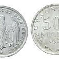 Deutsches Reich 2 Münzen 500 Mark 1923 A, stempelglanz !!