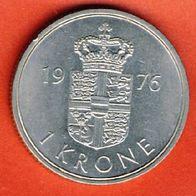 Dänemark 1 Krone 1976