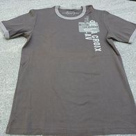 T-Shirt von Esprit grau mit Aufdruck Gr. L