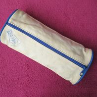 Schlamper "HYPO-Bank" Leinen Feder Mäppchen Schlamperrolle Etui Kosmetik Tasche