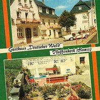 56283 Nörtershausen - Pfaffenheck Gasthaus > Deutscher Wald < 2 Ansichten 1982